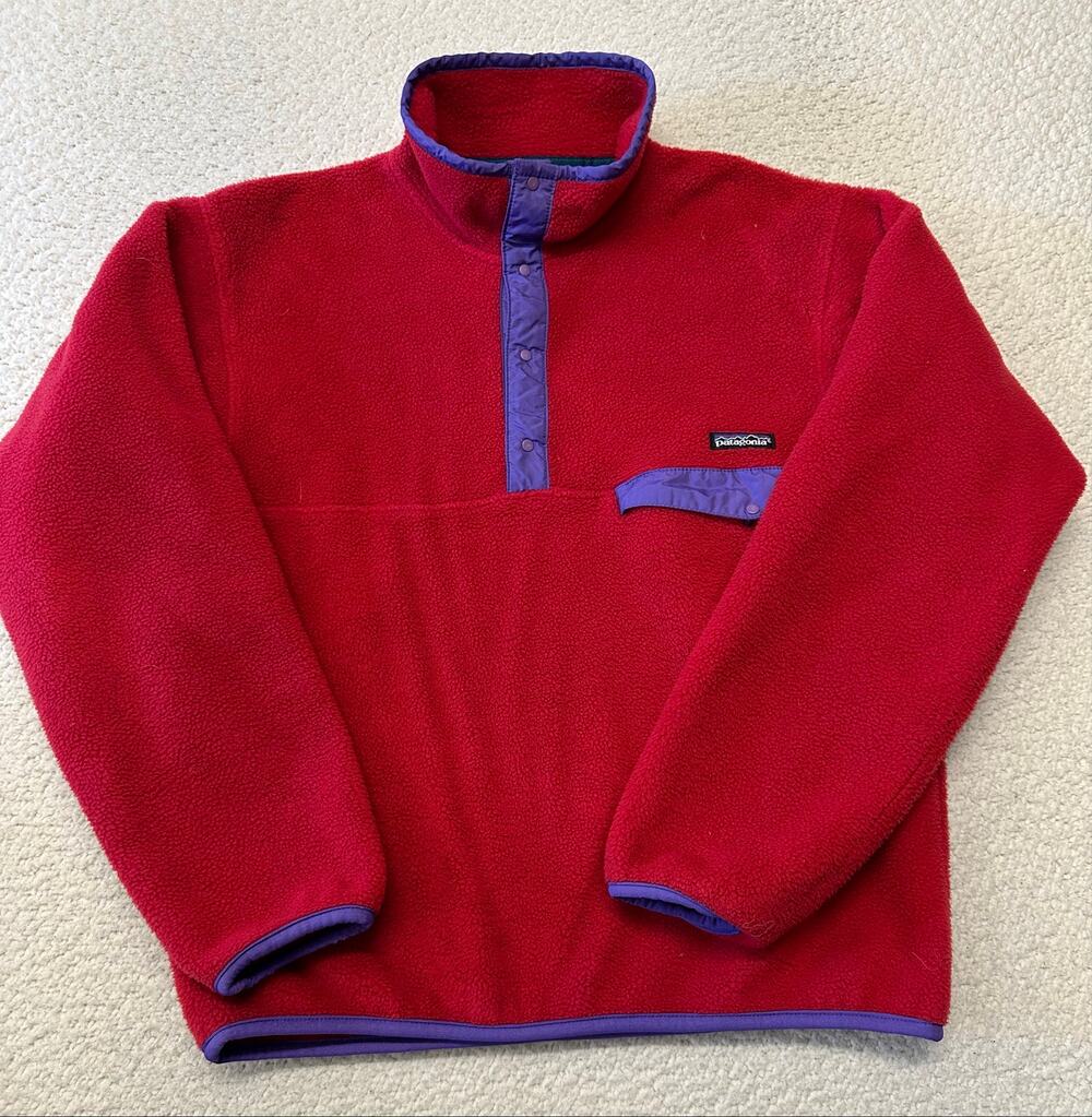 Vintage Patagonia Synchilla Snap T Pullover Medium Made in USA